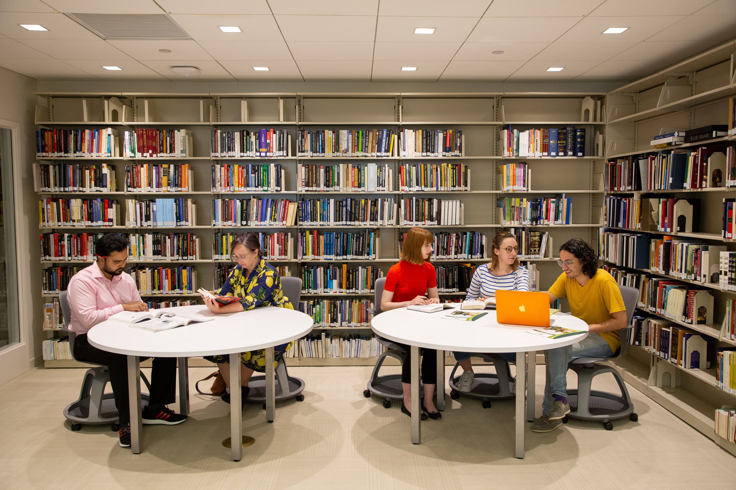 Graduate student learning online